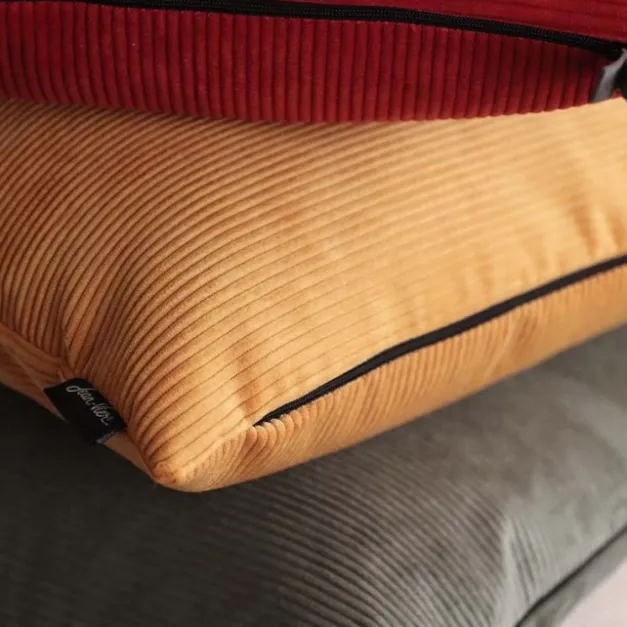 Maison Jean-Vier Housse de coussin Vert