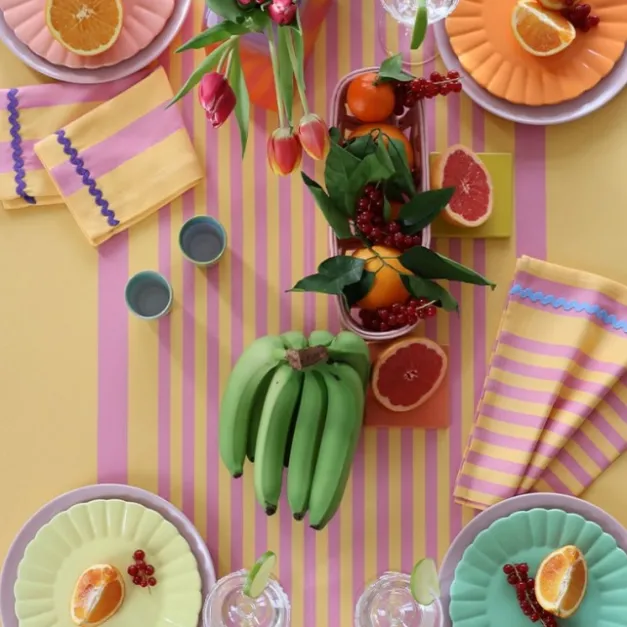 Maison Jean-Vier Linge de table haut de gamme Jaune