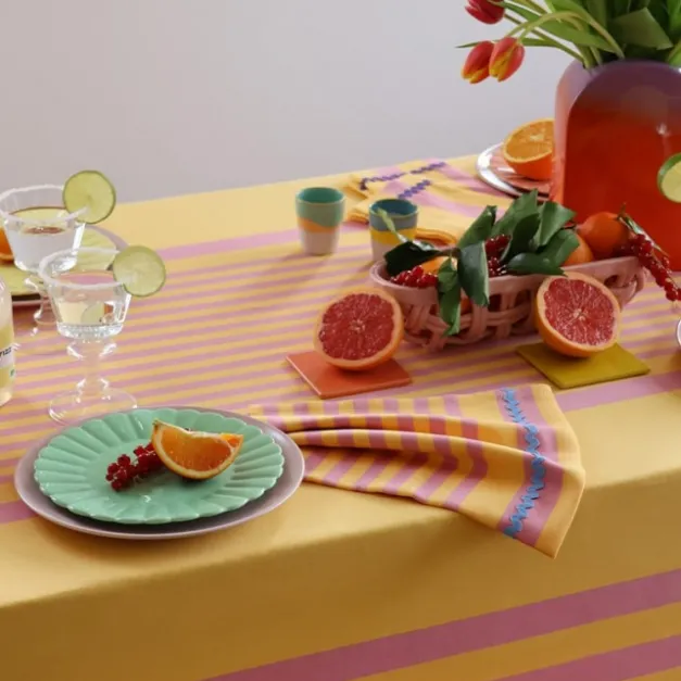 Maison Jean-Vier Linge de table haut de gamme Jaune