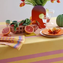 Maison Jean-Vier Linge de table haut de gamme Jaune