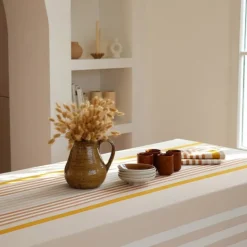 Maison Jean-Vier Linge de table haut de gamme Beige