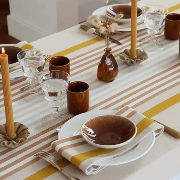 Maison Jean-Vier Linge de table haut de gamme Beige