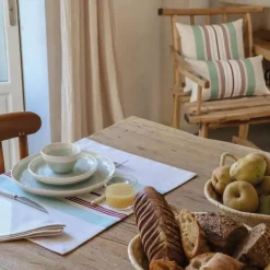 Maison Jean-Vier Linge Basque Vert