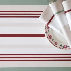 Maison Jean-Vier Linge Basque Vert