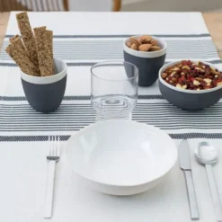 Maison Jean-Vier Linge Basque Blanc