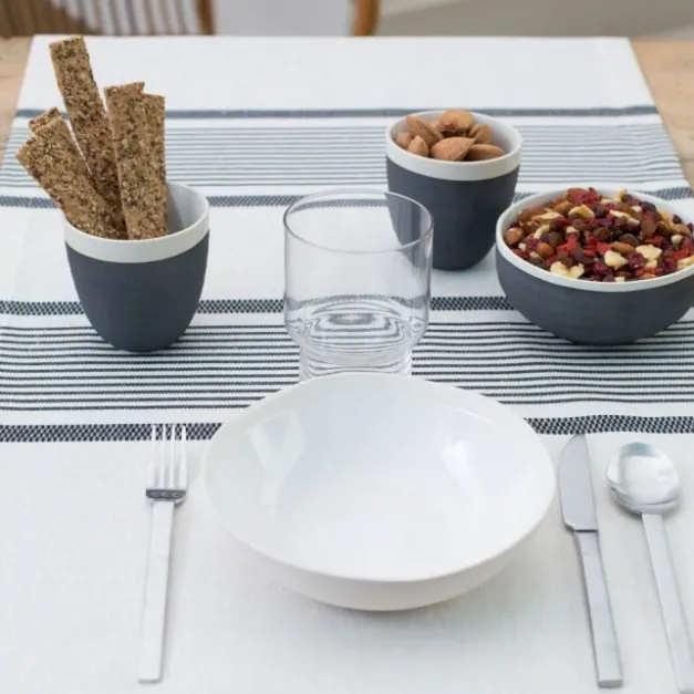 Maison Jean-Vier Linge Basque Blanc