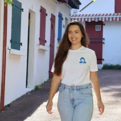 Maison Jean-Vier Linge Basque Blanc