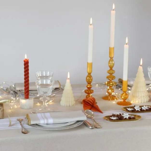 Maison Jean-Vier Nappe de table Blanc