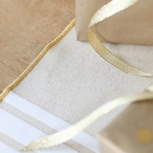 Maison Jean-Vier Nappe de table Blanc