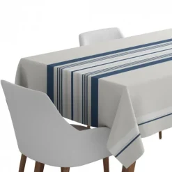 Maison Jean-Vier Nappe de table Bleu