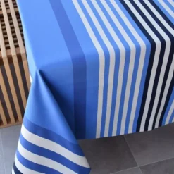 Maison Jean-Vier Nappe de table Bleu