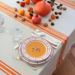 Maison Jean-Vier Nappe de table Orange