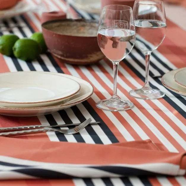 Maison Jean-Vier Nappe de table Orange