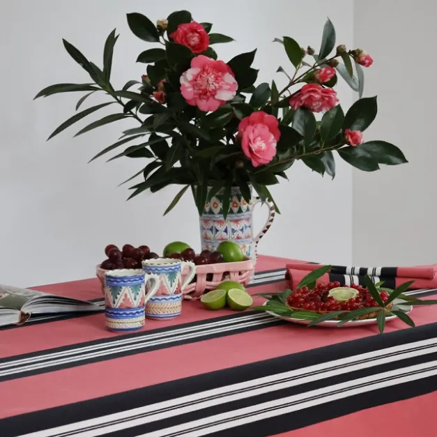 Maison Jean-Vier Nappe de table Rose