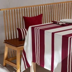 Maison Jean-Vier Nappe de table Rouge