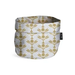 Maison Jean-Vier Panière et corbeille à pain en tissu Bleu