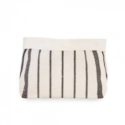 Maison Jean-Vier Panière et corbeille à pain en tissu Blanc