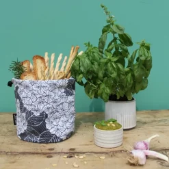 Maison Jean-Vier Panière et corbeille à pain en tissu