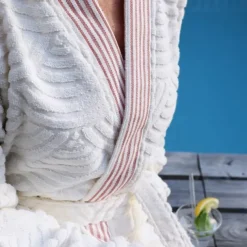 Maison Jean-Vier Peignoir Rouge