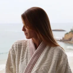 Maison Jean-Vier Peignoir Rouge