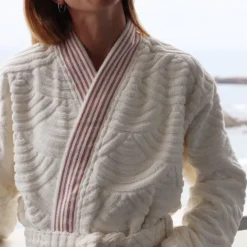 Maison Jean-Vier Peignoir Rouge