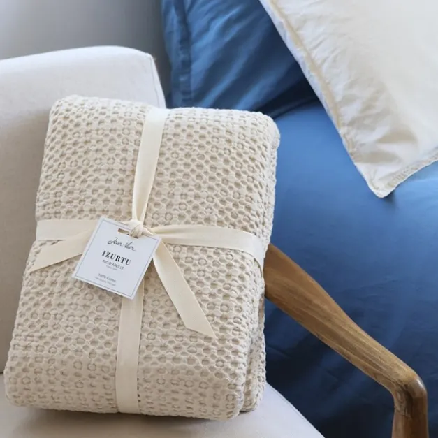 Maison Jean-Vier Plaid Beige