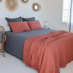 Maison Jean-Vier Plaid Rouge