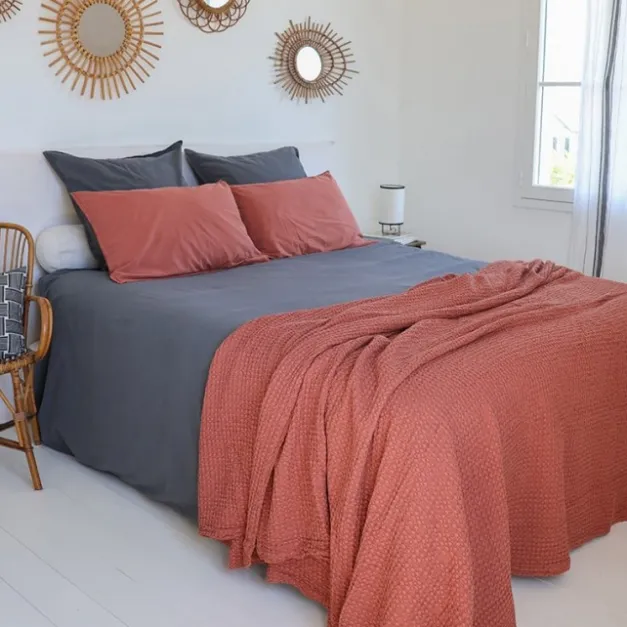 Maison Jean-Vier Plaid Rouge