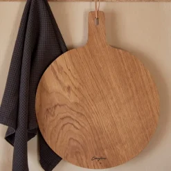 Maison Jean-Vier Planche à découper en bois Marron