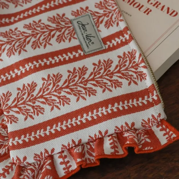 Maison Jean-Vier Pochette Plate Rouge