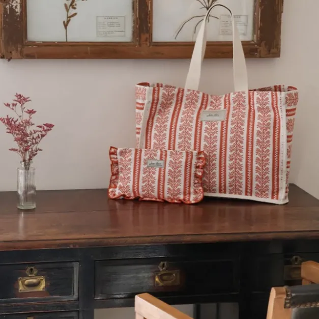 Maison Jean-Vier Pochette Plate Rouge