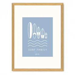 Maison Jean-Vier Poster et affiche Bleu