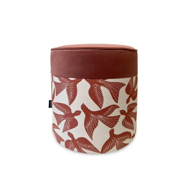 Maison Jean-Vier Pouf Bleu