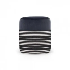 Maison Jean-Vier Pouf Bleu