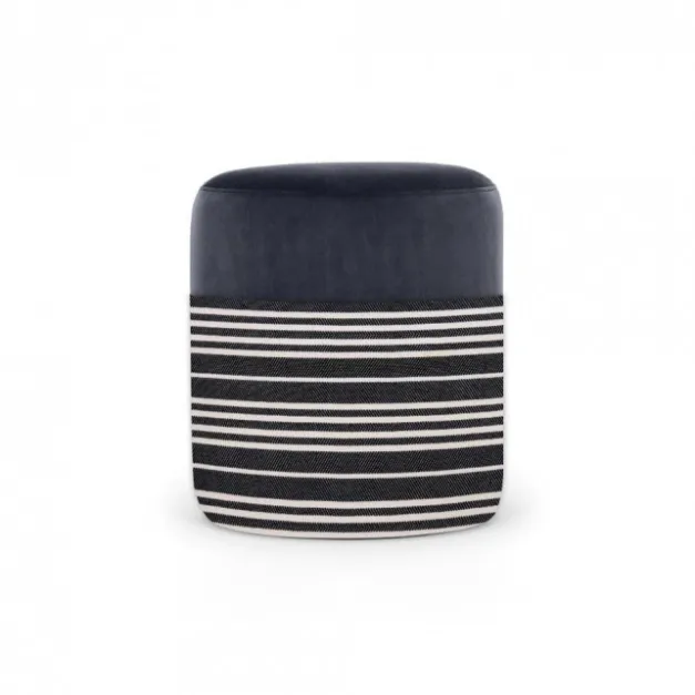 Maison Jean-Vier Pouf Bleu