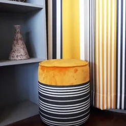 Maison Jean-Vier Pouf Jaune