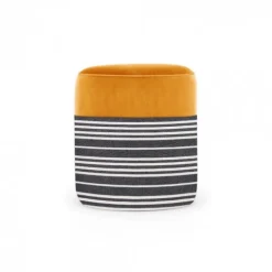 Maison Jean-Vier Pouf Jaune