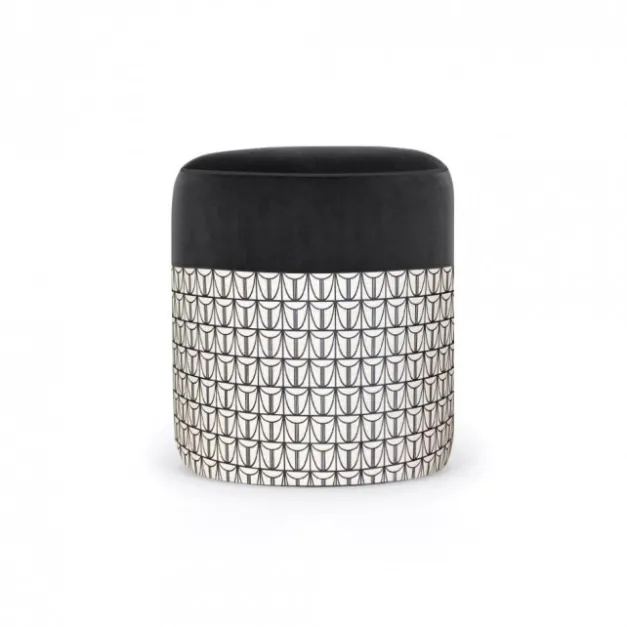 Maison Jean-Vier Pouf Noir