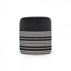 Maison Jean-Vier Pouf Noir