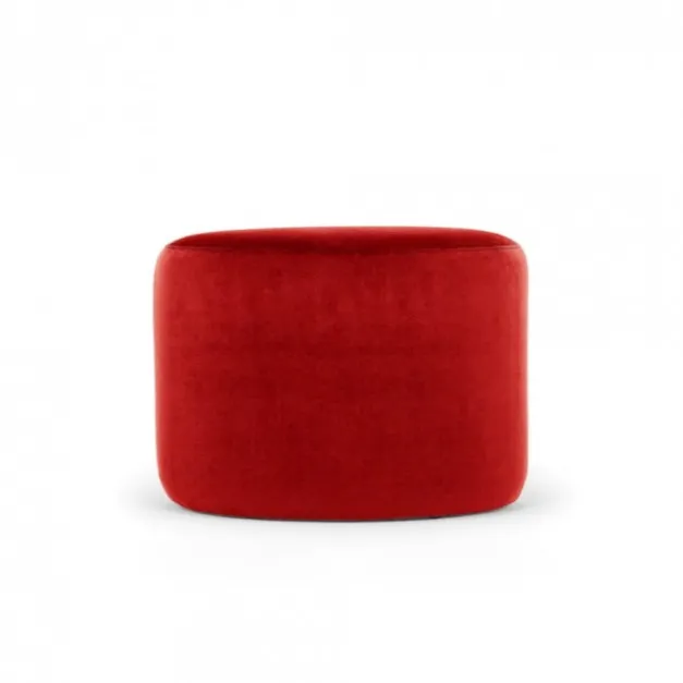 Maison Jean-Vier Pouf Rouge