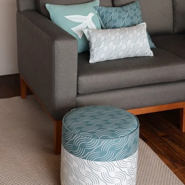 Maison Jean-Vier Pouf Vert