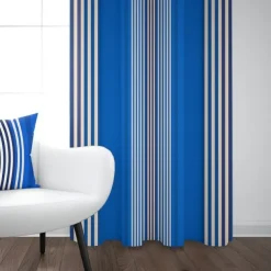 Maison Jean-Vier Rideaux Bleu