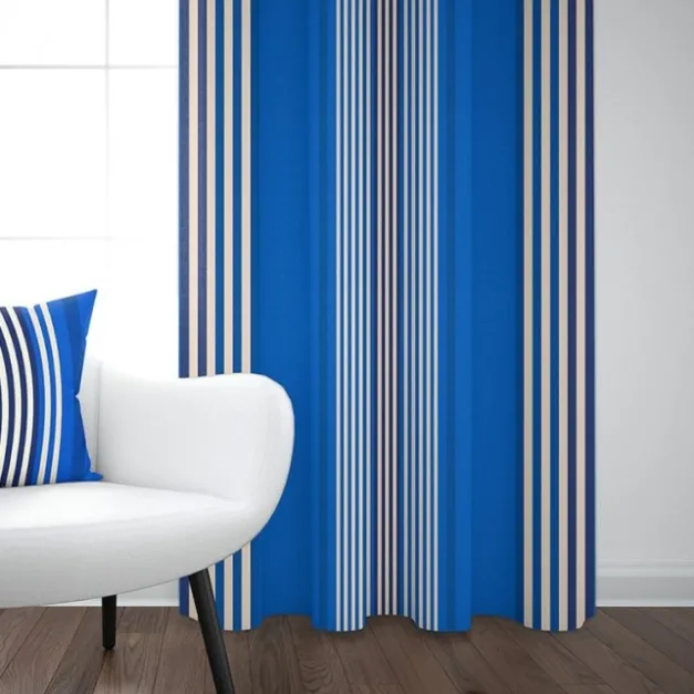 Maison Jean-Vier Rideaux Bleu