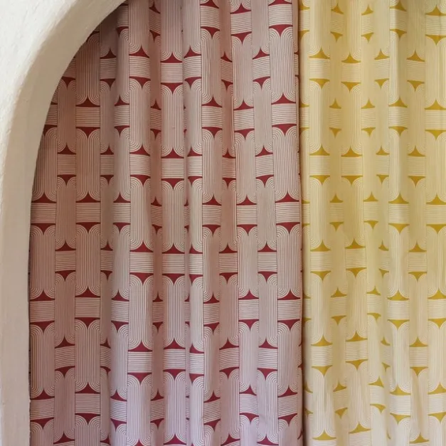 Maison Jean-Vier Rideaux Jaune