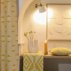 Maison Jean-Vier Rideaux Jaune