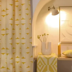 Maison Jean-Vier Rideaux Jaune