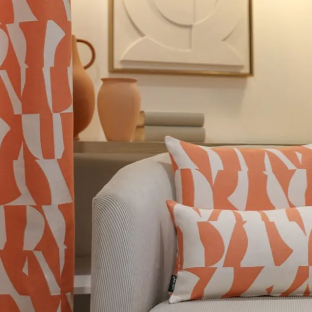 Maison Jean-Vier Rideaux Orange