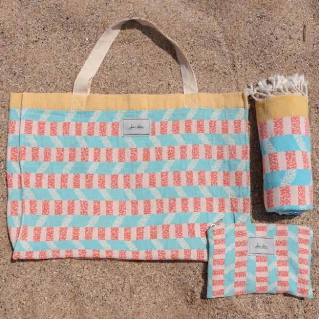Maison Jean-Vier Sac de Plage Bleu