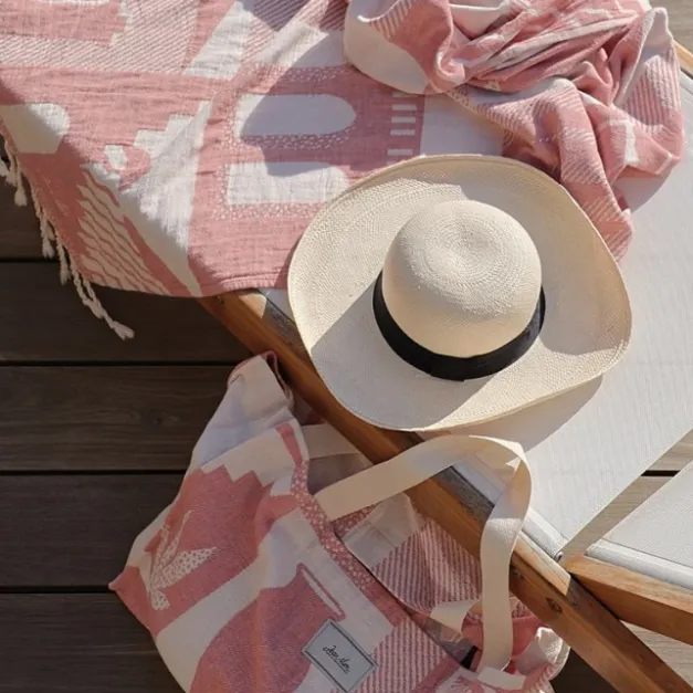 Maison Jean-Vier Sac de Plage Rose