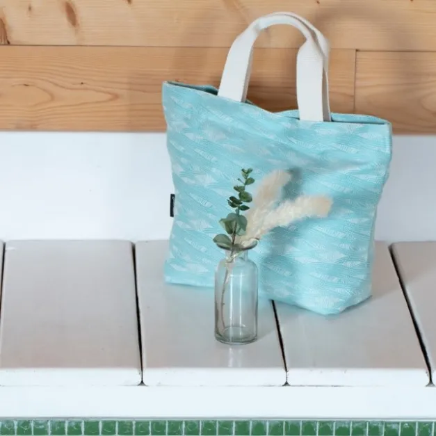 Maison Jean-Vier Sac Shopping Bleu